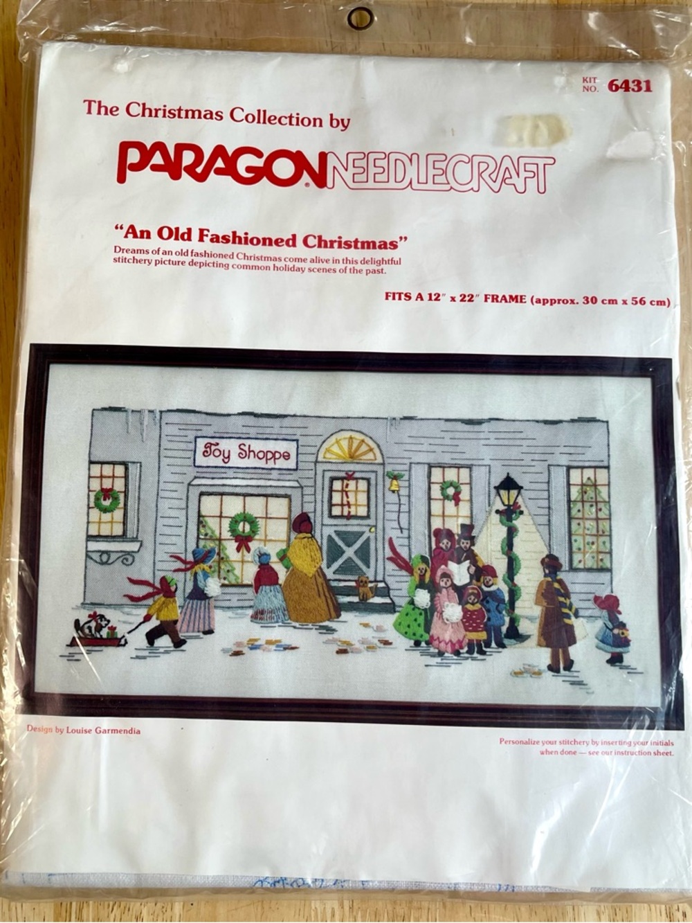 Vintage Paragon Needlecraft Crewel Stitchery An Old Fashioned Christmas Kit 6431
